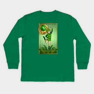 Saria Nouveau Kids Long Sleeve T-Shirt